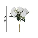ramo flor artificial 美兰角玫30CM