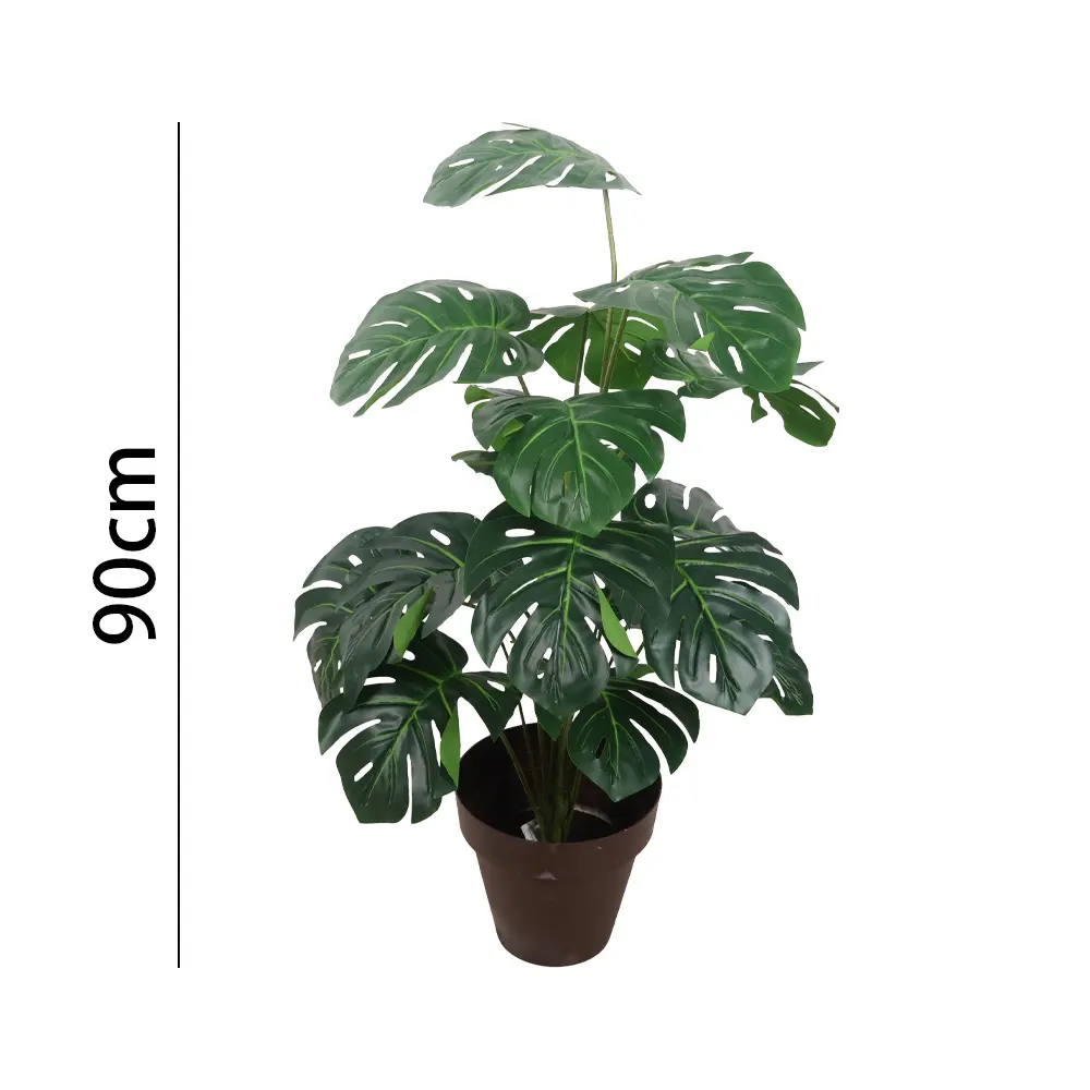 planta con maceta 18叶龟背叶90CM