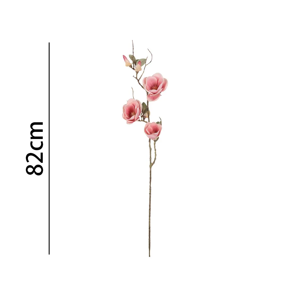 Vara magnolia artificial  单枝秋色广惠玉兰82cm