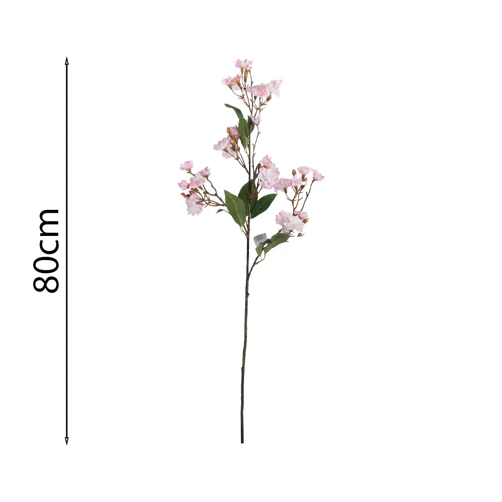 Vara flor cerezo artificial rosa 80cm .2
