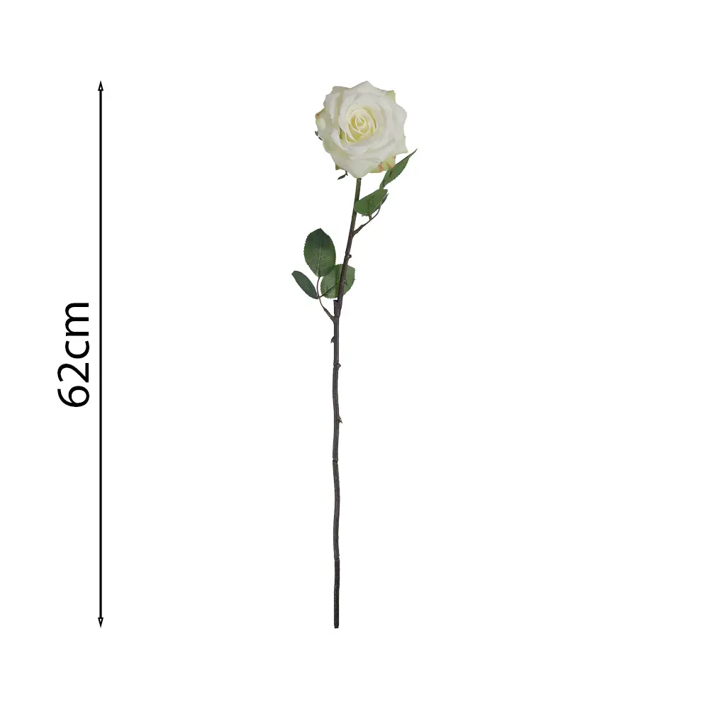 Vara de Rosa de Tacto Natural 63cm