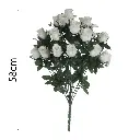Ramo 18x Rosa Artificial 58cm