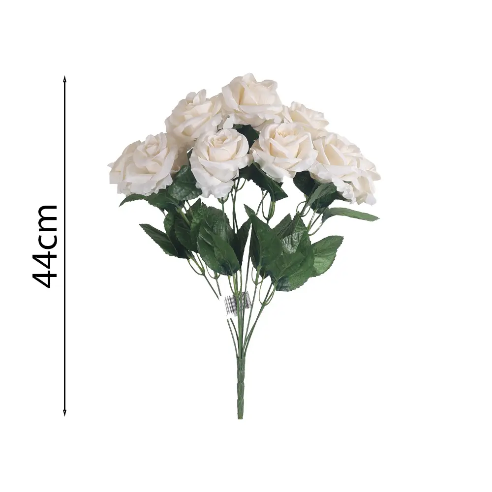 Ramo 9x Rosa Artificial 44cm