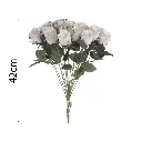 Ramo 18x Rosa Artificial 42cm