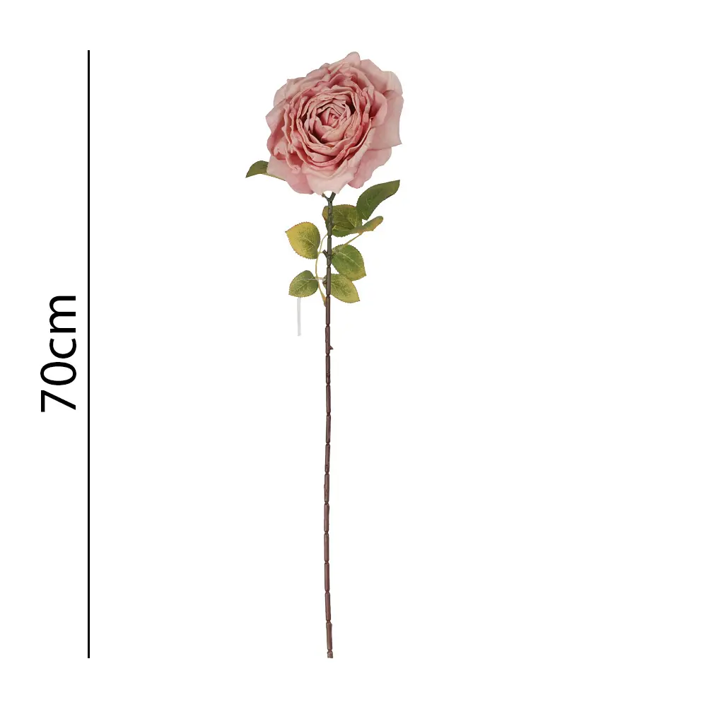 Vara rosa artificial 70cm