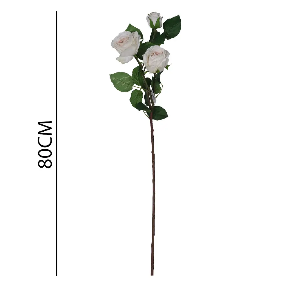 Vara rosa artificial 80cm