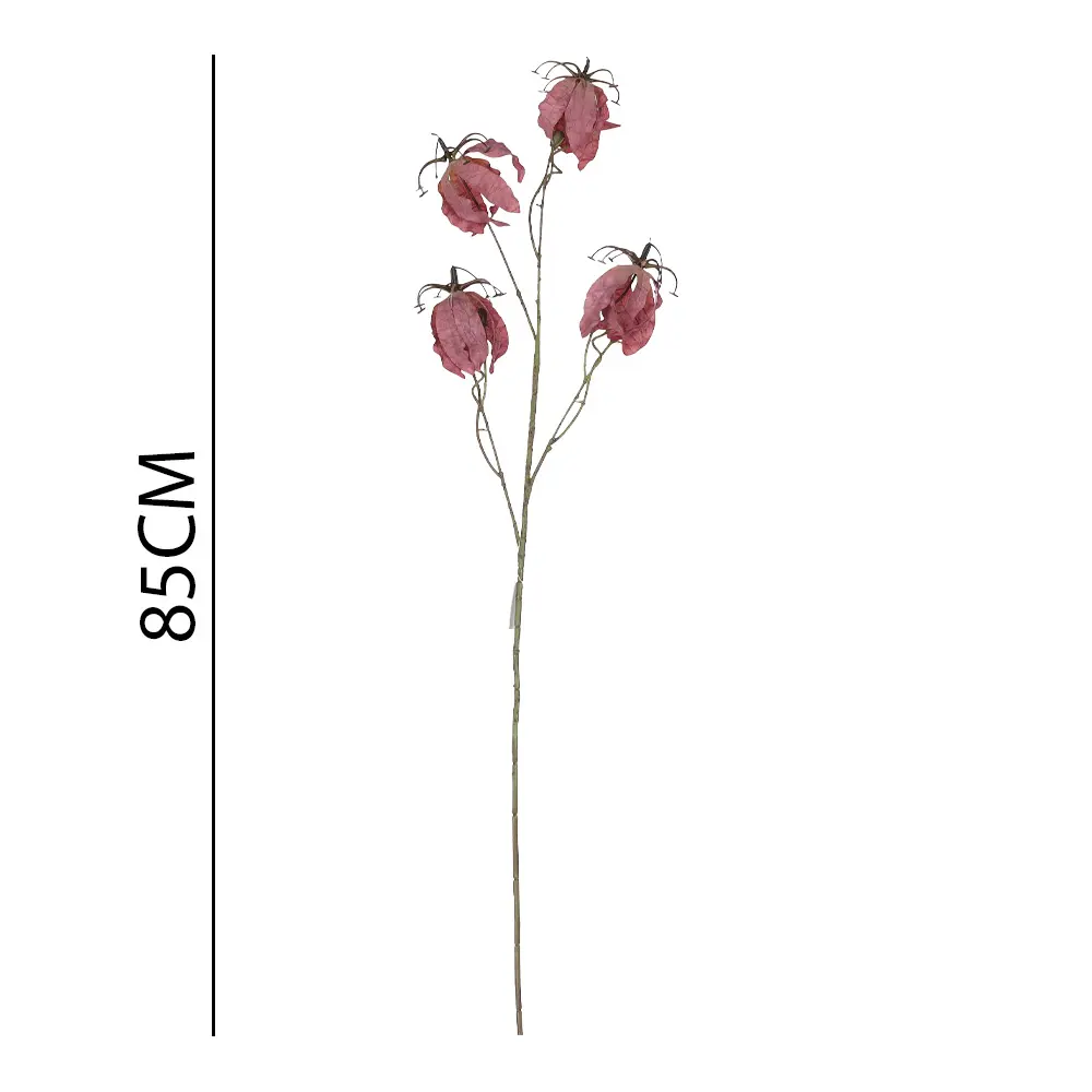 Vara flor artificial 单支火焰百合85CM