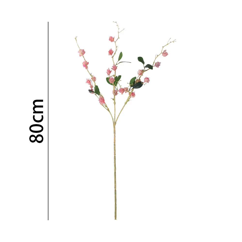 vara flor artificial 单支枯枝兰花80cm