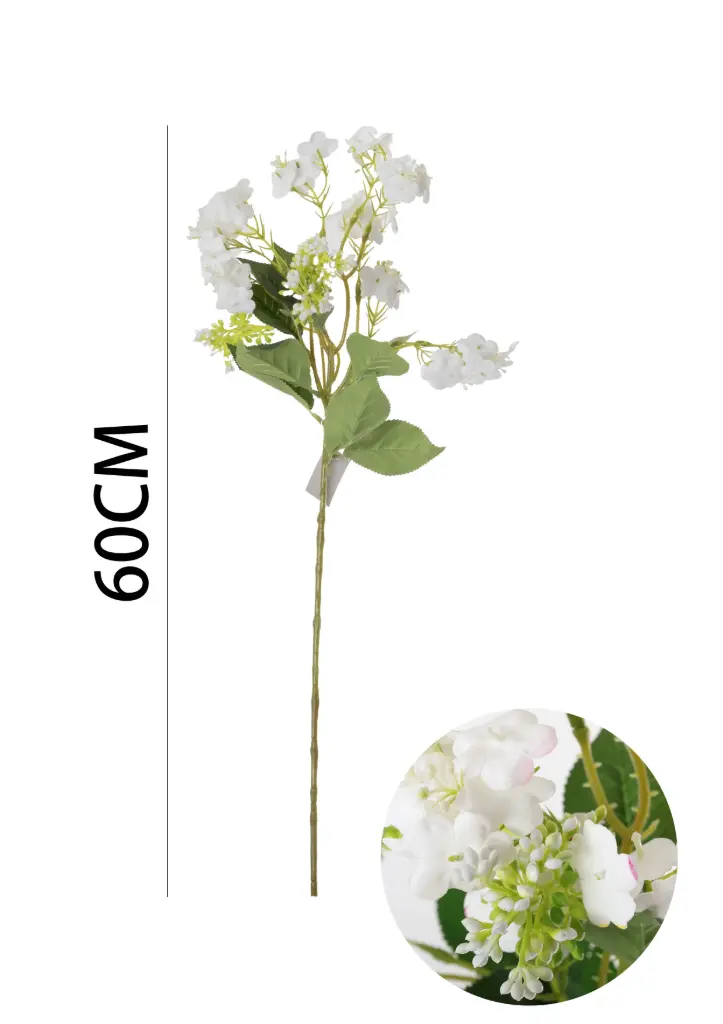 VARA FLOR HORTENSIA ARTIFICIAL