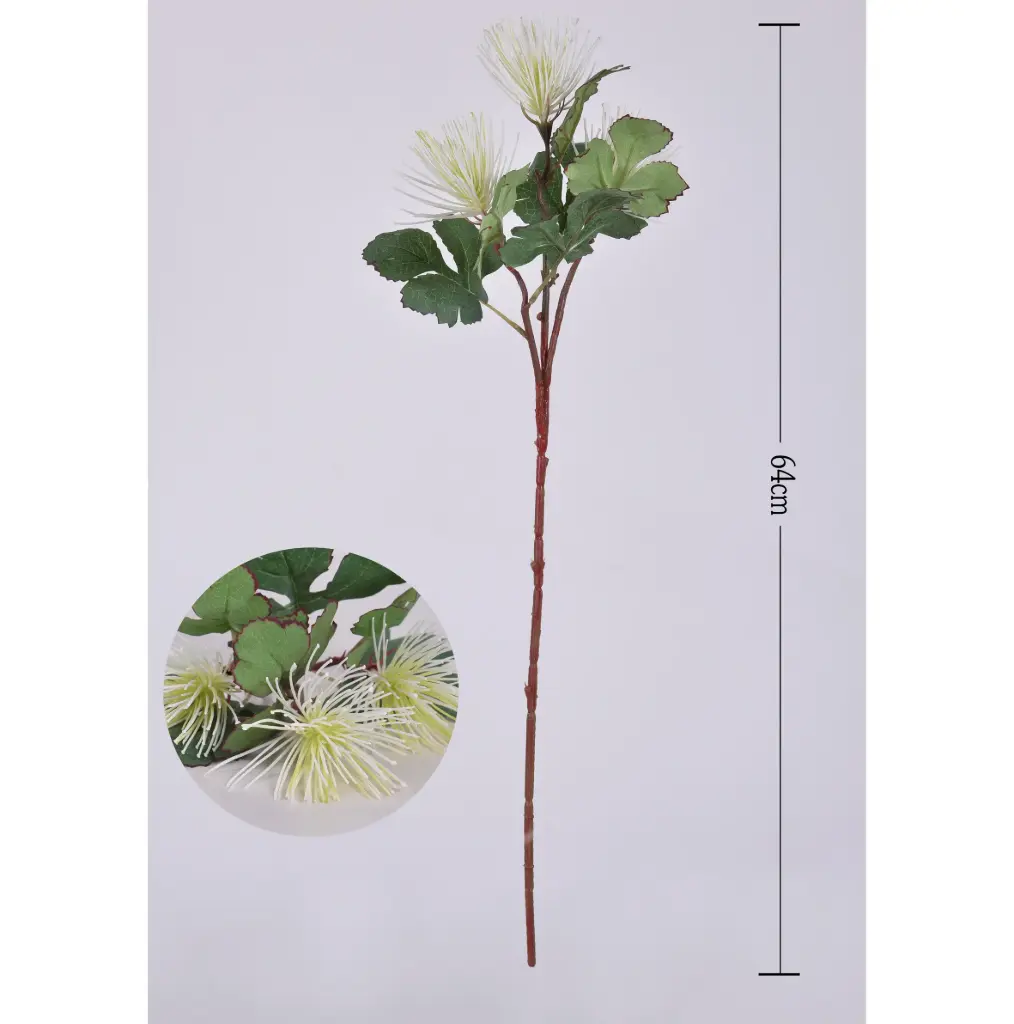 VARA FLOR CON BOLITA COLORES