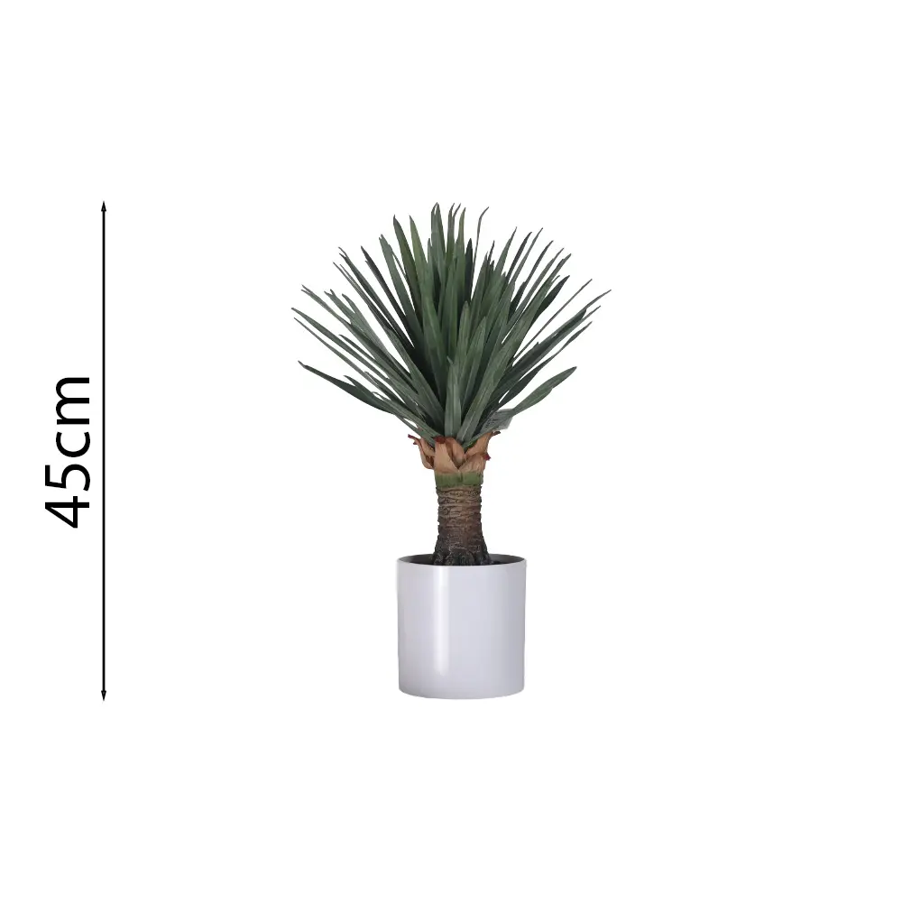 Yuca rostrata artificial en maceta 45cm - 100 hojas
