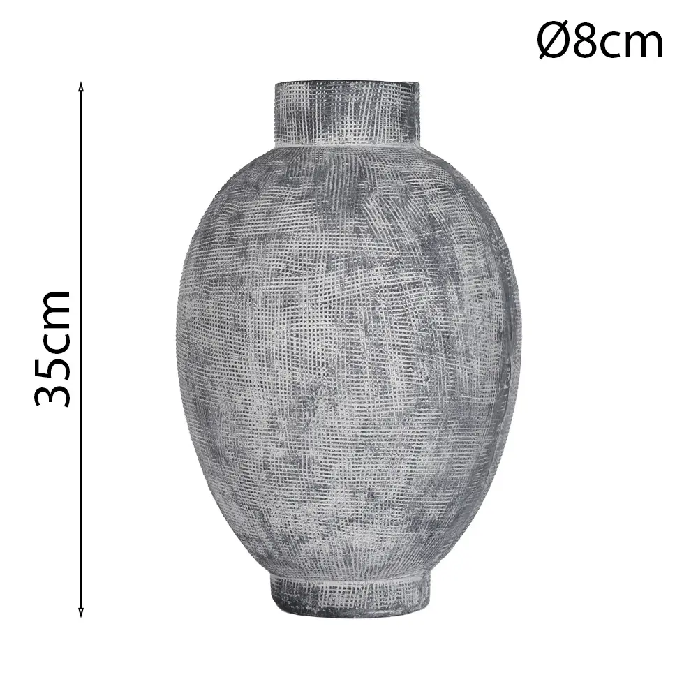 Jarrón de Óxido de Magnesio H35cm