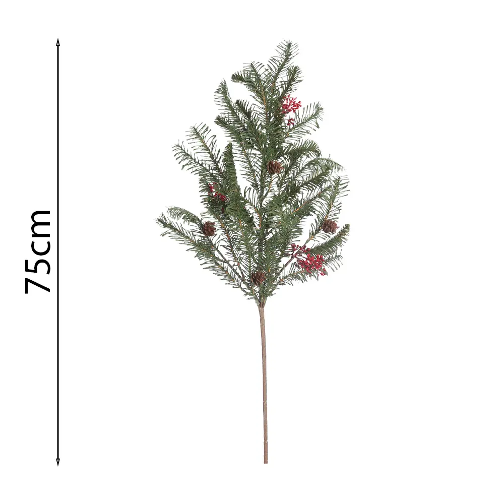 Rama de pino artificial 75cm