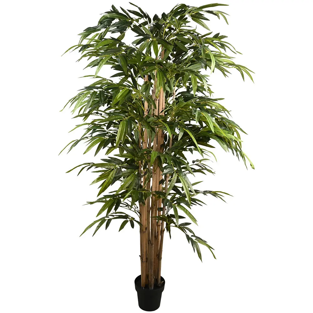PLANTA BAMBU ARTIFICIAL CON MACETA UV 210cm