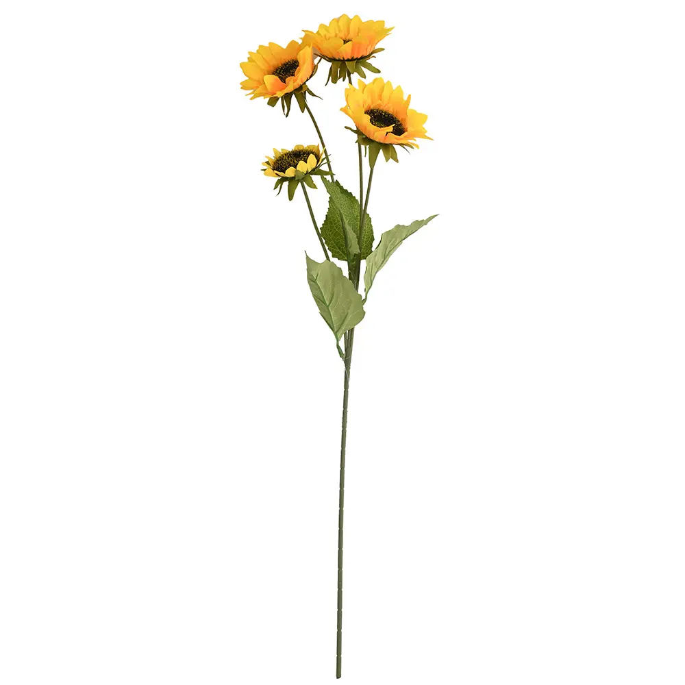 VARA FLOR GIRASOL*4 60CM