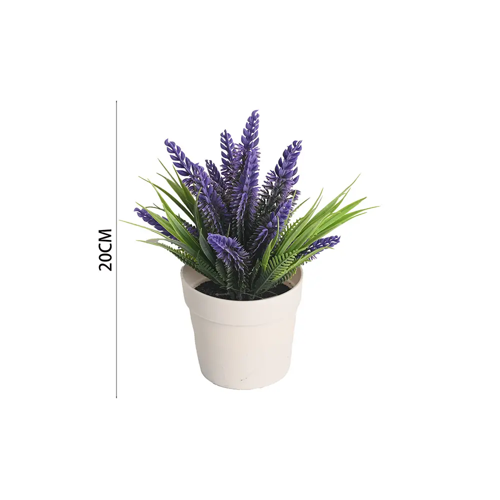 LAVANDA ARTIFICIAL EN MACETA