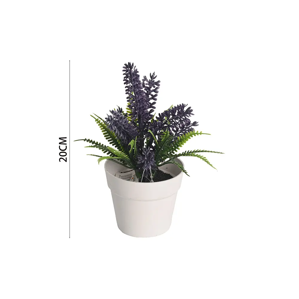 LAVANDA ARTIFICIAL EN MACETA