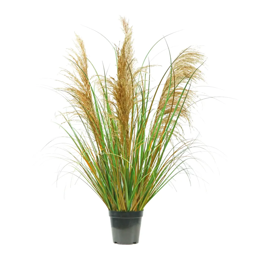 Hierba china artificial DAMARYS con paniculas 90CM
