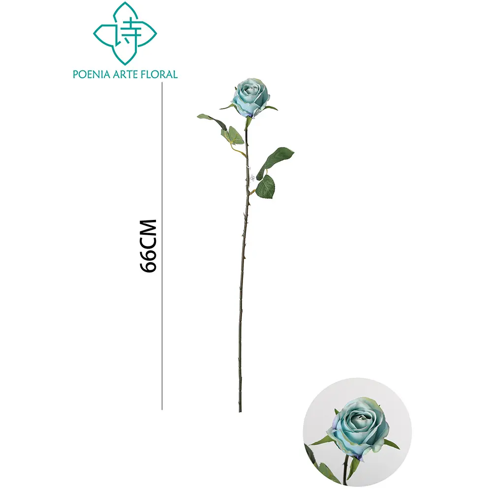 VARA ROSA ARTIFICIAL 66cm