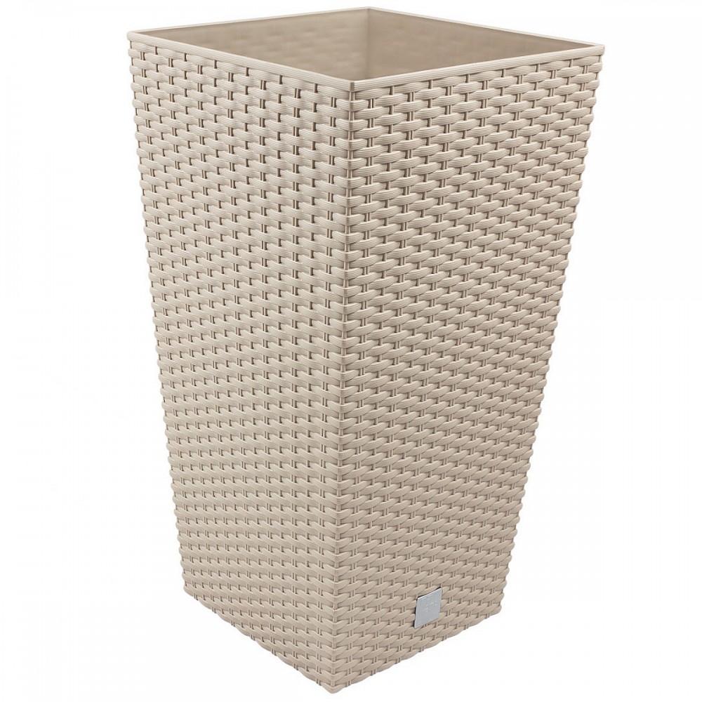 MACETA Rato Square 40x40x75 Cm Mocca