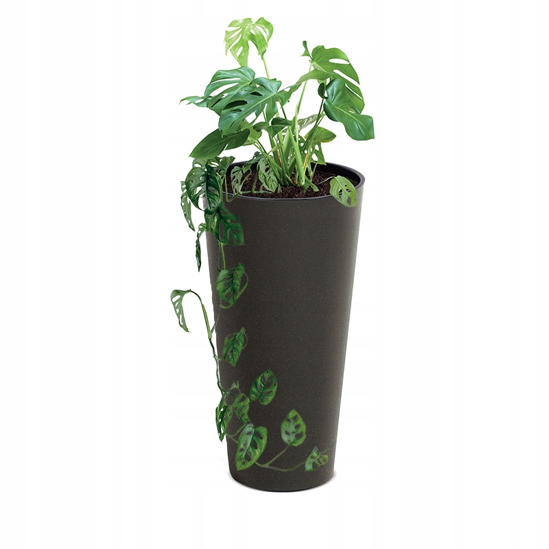 macetero TUBUS SLIM-eco caffee