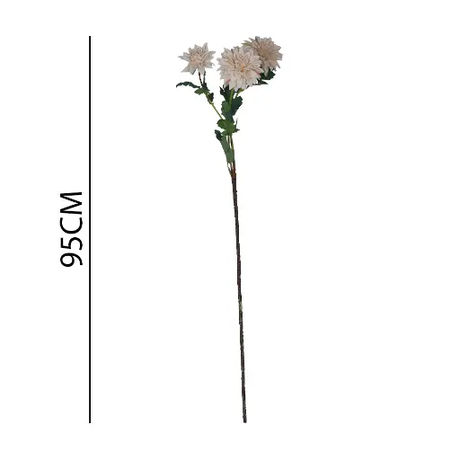 Vara flor artificial 82cm高枝3头奇异小丽花