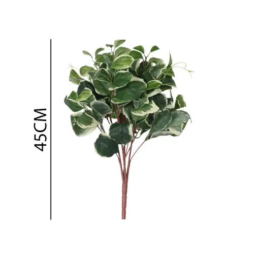[631176] Ramo hoja buxus artificial 46cm 4头把束黄杨叶