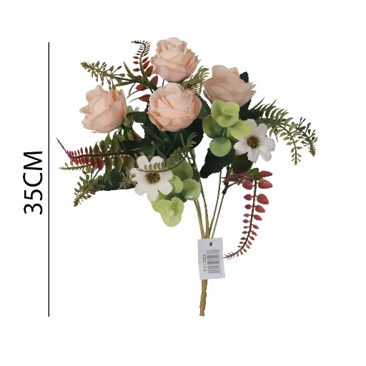 ramo flor artificial 珊瑚法兰西35CM