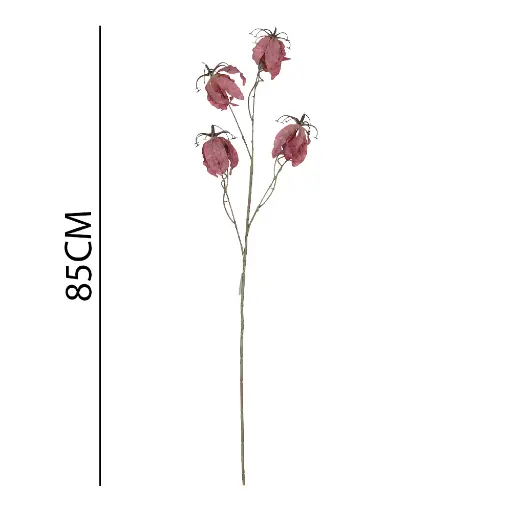 Vara flor artificial 单支火焰百合85CM