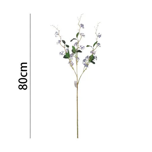 vara flor artificial 81cm 单支枯枝球花80cm