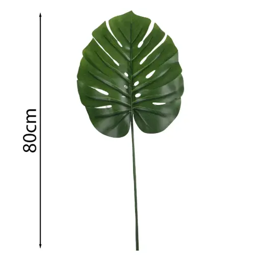 [631494] Hoja monstera artificial 78cm 龟背叶单支