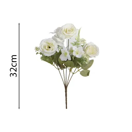 Ramo rosa artificial 欧式中国玫