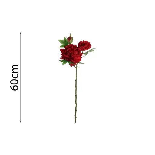 Vara peonia artificial 3头贵妃牡丹60CM .4
