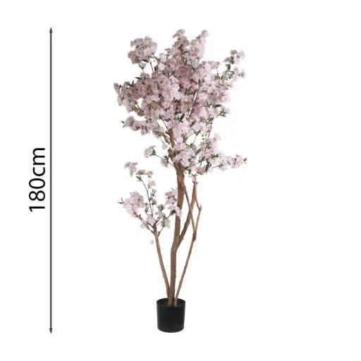 [631358] 180cm Cherry blossom tree pink with pot