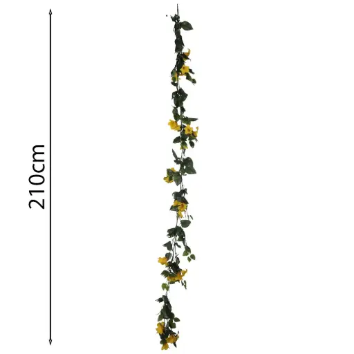 Guirnalda de Mini Lirios (2m) Amarillo