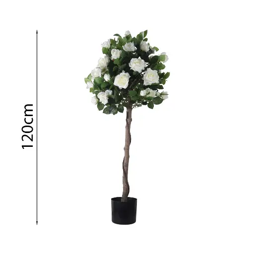 [631497] Arbol flor rosa artificial 120cm