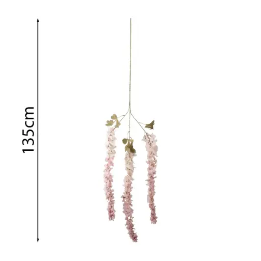 Vara Wisteria sinensis Rosa 130cm