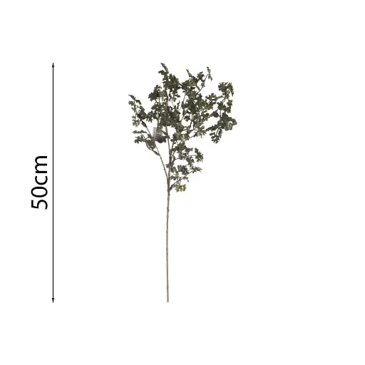 Vara hoja Heuchera artificial 50cm