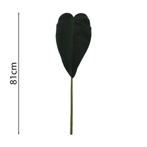 [631583] Hoja de Alocasia 81cm