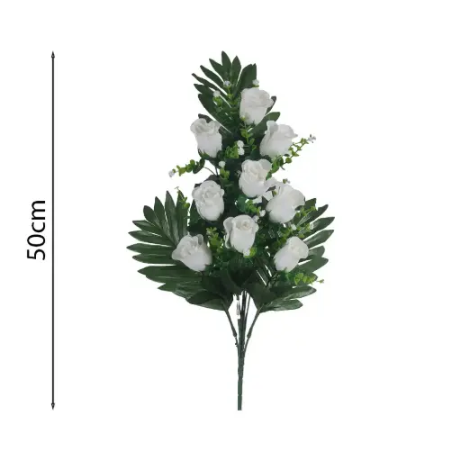 Ramo Flor Rosa Artificial 50cm