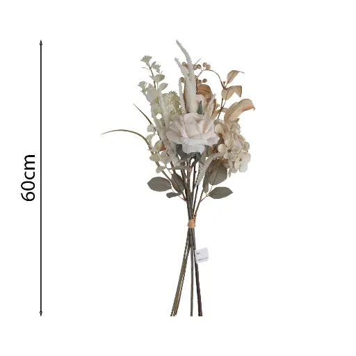 Bouquet 6 Rosas Vintage 60cm