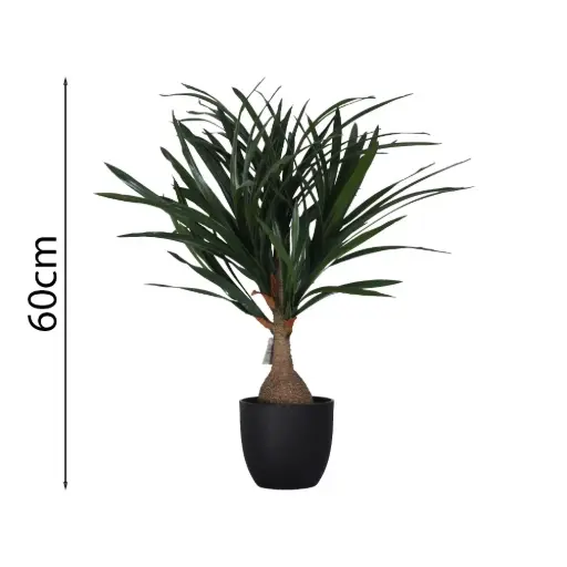 [631753] Beaucarnea artificial en maceta de 60cm con 79 hojas