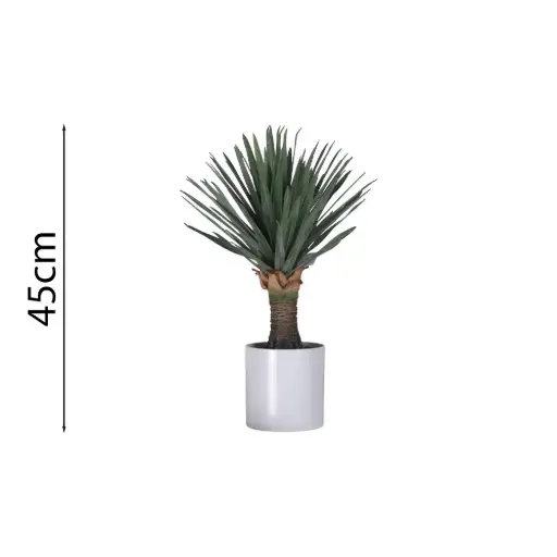 [631754] Yuca rostrata artificial en maceta 45cm - 100 hojas
