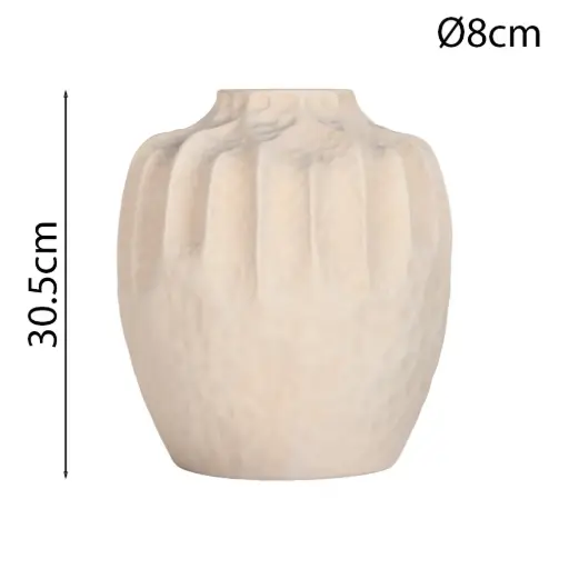 [PF28] Jarrón de Cerámica H30.5cm