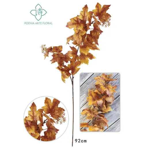 Vara Hojas Parras Artificial 92cm