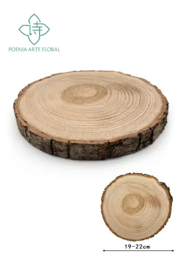 [731788447274] DISCO MADERA CASTANO 19-22CM