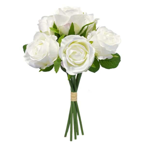 Bouquet Flor Rosa*7 32CM