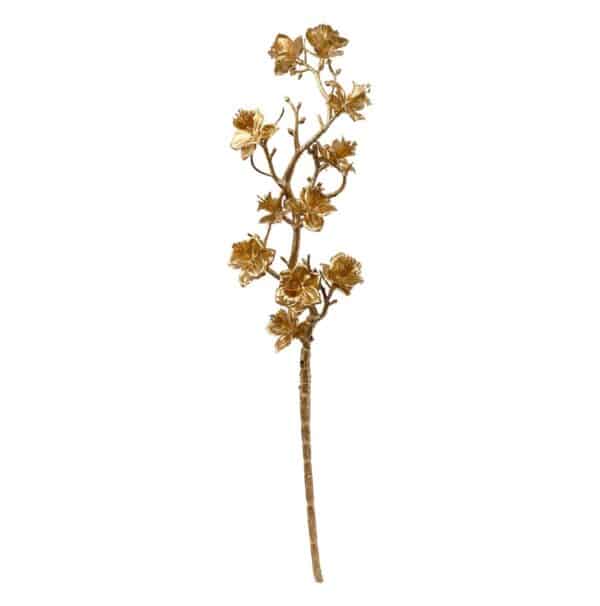 Vara flor narciso oro/plata 46cm