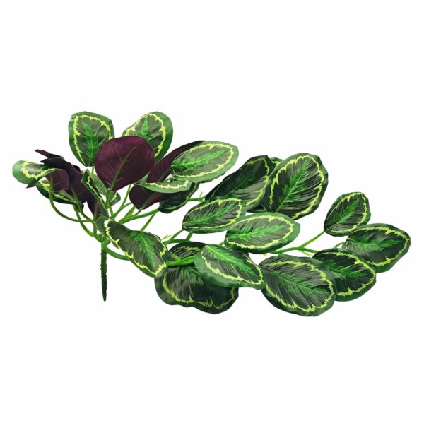 Planta Artificial decoracion colgante hojas calathea 55cm