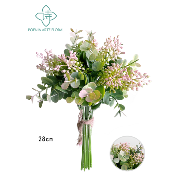 Bouquet eucalipto artificial 28cm